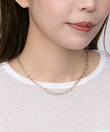 Esime（エシミー）の「2連 ゴールドチェーン ネックレス（ネックレス）」