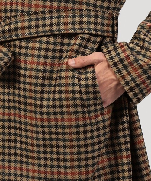 TAGLIATORE キャメルヘアーベルテッドコート　サイズ46 FINAL SALE】TAGLIATORE【タリアトーレ】バルカラーベルテッドコート