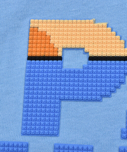 WASK（ワスク）の「袖折り返しブロックプリント天竺Tシャツ(100~160cm)（Tシャツ/カットソー・キッズ・ブルー/グレー・130cm/140cm/150cm/110cm/120cm/160cm/100cm）」の15枚目の写真