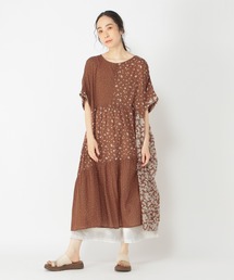 studio CLIP | パッチワークプリントワンピース[プチ・プラスサイズあり](ワンピース)