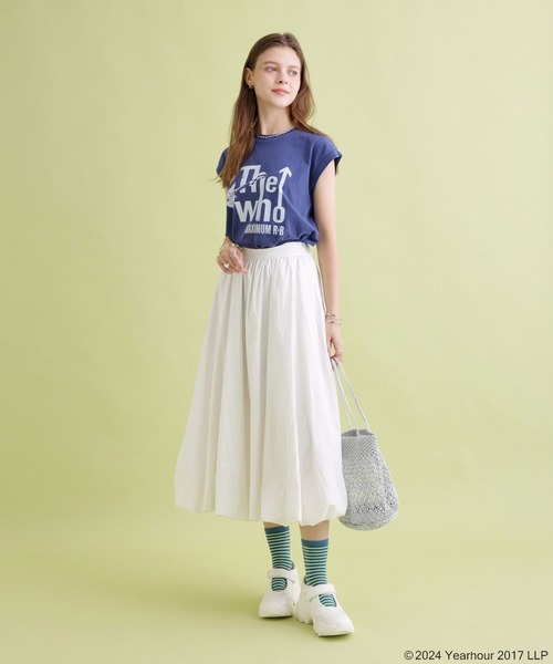 GOOD ROCK SPEED（グッドロックスピード）の「【GOOD ROCK SPEED】バンドロゴノースリーブTシャツ（Tシャツ/カットソー・レディース・チャコール/ネイビー・FREE）」の10枚目の写真