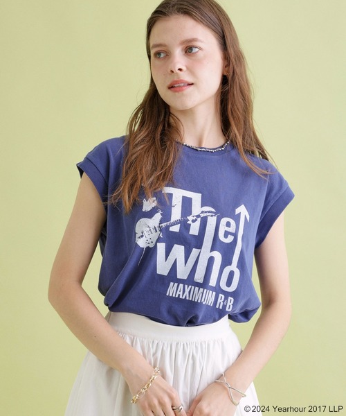 GOOD ROCK SPEED（グッドロックスピード）の「【GOOD ROCK SPEED】バンドロゴノースリーブTシャツ（Tシャツ/カットソー・レディース・チャコール/ネイビー・FREE）」の13枚目の写真