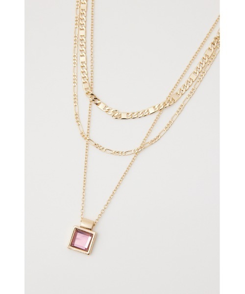 LAGUA GEM（ラグアジェム）の「CANDY JEWEL 3PIECE ネックレス（ネックレス・レディース・シルバー/ゴールド・FREE）」の4枚目の写真