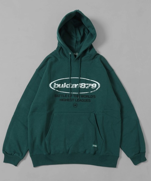 Bukta(バクタ)の「ヘビーOZ裏毛パーカー(1879)(パーカー・メンズ・ワインレッド/グリーン/ブラック/グレー・MEDIUM/LARGE/X-LARGE)」の1枚目の写真