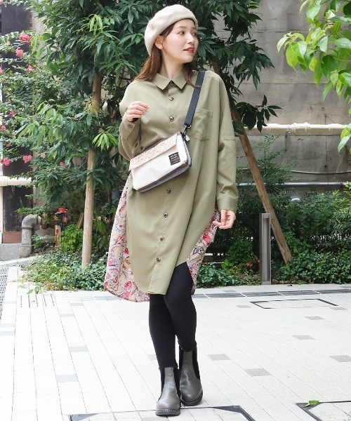 チチカカ（チチカカ）の「マルチプルショルダーバッグ（ショルダーバッグ・レディース・ブラック/ボルドー/アイボリー・FREE）」の9枚目の写真