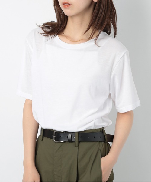 FRUIT OF THE LOOM（フルーツオブザルーム）の「【FRUIT OF THE LOOM】EC限定 パック入り天竺半袖Tシャツ S/S Tee※（Tシャツ/カットソー・レディース・ホワイト/ブラック・M/L/XL）」の3枚目の写真