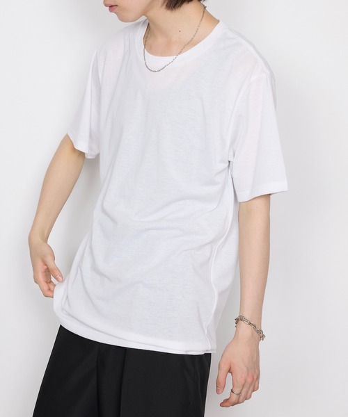 FRUIT OF THE LOOM（フルーツオブザルーム）の「【FRUIT OF THE LOOM】EC限定 パック入り天竺半袖Tシャツ S/S Tee※（Tシャツ/カットソー・レディース・ホワイト/ブラック・M/L/XL）」の6枚目の写真