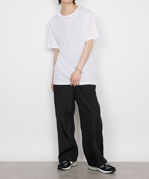 FRUIT OF THE LOOM（フルーツオブザルーム）の「【FRUIT OF THE LOOM】EC限定 パック入り天竺半袖Tシャツ S/S Tee※（Tシャツ/カットソー・レディース・ホワイト/ブラック・M/L/XL）」の9枚目の写真