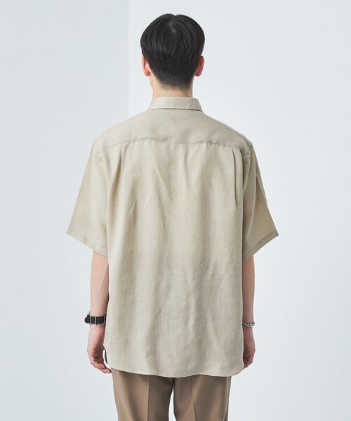 green label relaxing（グリーンレーベルリラクシング）の「TA ツイル ジャストルーズ シャツ（シャツ/ブラウス・メンズ・ダークグリーン/ベージュ/ネイビー・M/L/S/XL）」の9枚目の写真