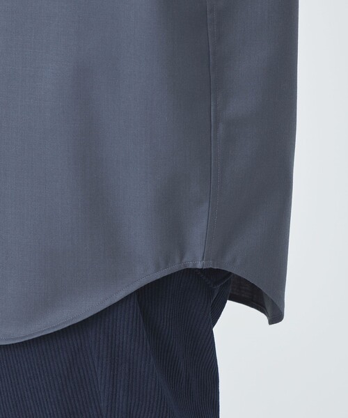 【セール】ウォッシャブル TWビエラ ジャストルーズ レギュラーカラー 長袖 シャツ -防シワ-（シャツ/ブラウス）｜green label relaxing（グリーンレーベルリラクシング）