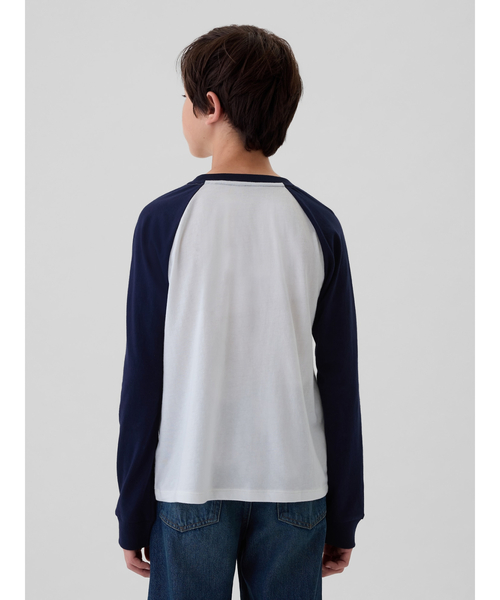 セール】GAP ATHLETICロゴ ラグランTシャツ (キッズ)（Tシャツ