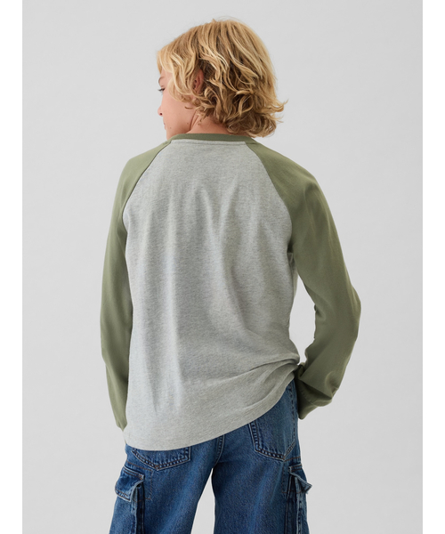 セール】GAP ATHLETICロゴ ラグランTシャツ (キッズ)（Tシャツ