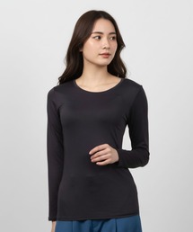 Mac-House（マックハウス）の「【 吸湿発熱 保湿 抗菌消臭 毛玉になりにくい 静電気抑制 】 多機能 あったかインナー クルーネック 10分丈（インナーウェア/肌着）」