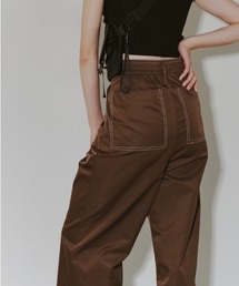 duei（デュイ）の「ステッチタックワイドパンツ（チノパンツ・レディース）」