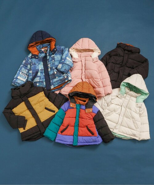 BREEZE(ブリーズ)の「ふわ軽インサレーションジャケット_マシンウォッシャブル(ダウンジャケット/コート・キッズ・ピンク/レインボー/ベージュ/インディゴブルー/イエロー/ブラック・80/90/100/110/120/130/140/150)」の22枚目の写真