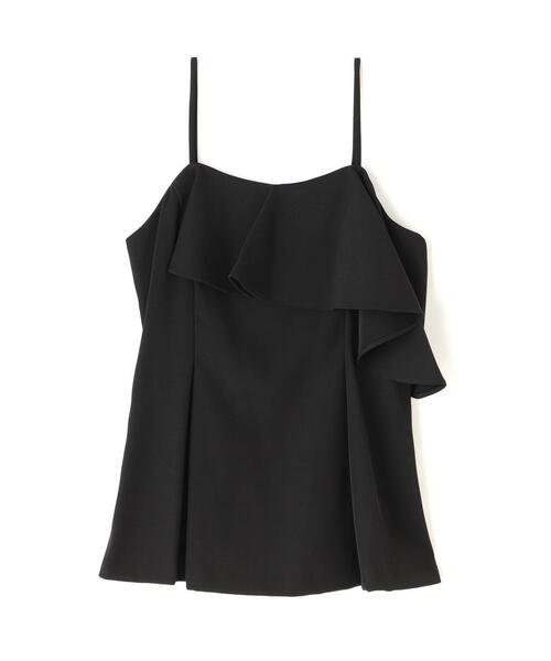 NATURAL BEAUTY BASIC（ナチュラルビューティーベーシック）の「◇ラッフル SETUP キャミソール（キャミソール・レディース・ブラック/グレー・FREE）」の3枚目の写真