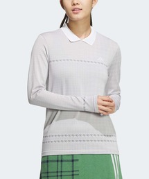 【新品】adidas アディダス　ゴルフ　ニット　セットアップ　チェック柄 adidas｜アディダス（レディース）のトップス（チェック柄）通販