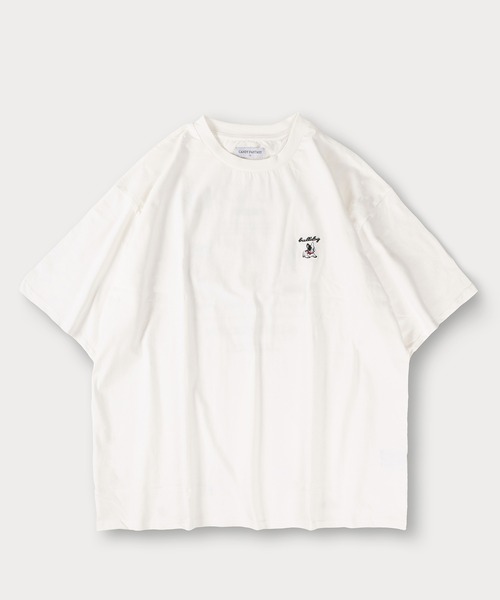 SlashDate(スラッシュデイト)の「イヌネコプリント 半袖Tシャツ アニマルプリント オーバーサイズ バックプリント(Tシャツ/カットソー・メンズ・ブラック/アッシュグレー/ブラック系その他/ホワイト/ホワイト系その他/ライトグレー・M/L)」の11枚目の写真