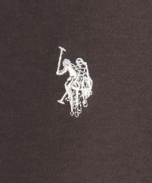 U.S. POLO ASSN.(ユーエスポロアッスン)の「U.S. POLO ASSN./ユーエスポロアッスン オーバーサイズ 裏起毛 ロゴ ワンポイント刺繍 スウェット トレーナー/レディース(スウェット・レディース・ベージュ/ブラック/オートミール/グリーン/ピンク/ネイビー/グレー/ブラウン・L/M)」の14枚目の写真