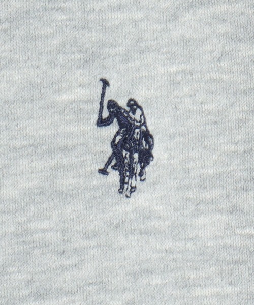 U.S. POLO ASSN.(ユーエスポロアッスン)の「U.S. POLO ASSN./ユーエスポロアッスン オーバーサイズ 裏起毛 ロゴ ワンポイント刺繍 スウェット トレーナー/レディース(スウェット・レディース・ベージュ/ブラック/オートミール/グリーン/ピンク/ネイビー/グレー/ブラウン・L/M)」の13枚目の写真