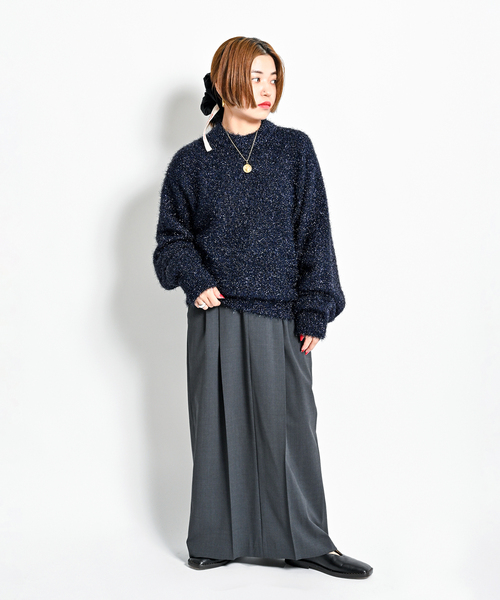 【新品未使用タグ付き】シティショップ　SLACKS LIKE スカート 追加2》SLACKS LIKE スカート（ロング・マキシ丈スカート）｜CITYSHOP