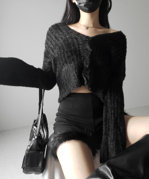 me+em select(ミームセレクト)の「【 4size 】ヘムフェザーバイカーショートパンツ / hem feather biker short pants(その他パンツ・レディース・ブラック・SMALL/MEDIUM/LARGE/X-SMALL)」の19枚目の写真