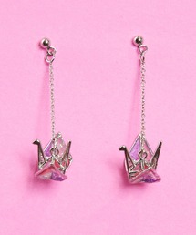 gargle ガーグル:JAPANシリーズ ミニステンド鶴 ツル 折り鶴 ピアス