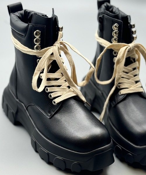 レースアップ厚底ブーツ（ブーツ）｜ANOTHER S（アナザーエス） 6,970円