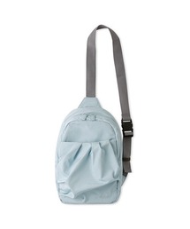 eco 撥水ギャザーミニショルダーバッグ