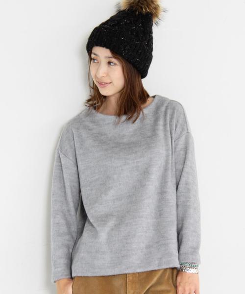 BEAUTY&YOUTH UNITED ARROWS（ビューティーアンドユースユナイテッドアローズ）の「BY∵ ビーバーワイド9分袖カットソー◆（Tシャツ/カットソー・レディース・ライトグレー/ナチュラル/オリーブ/ライラック/ネイビー・FREE）」の10枚目の写真