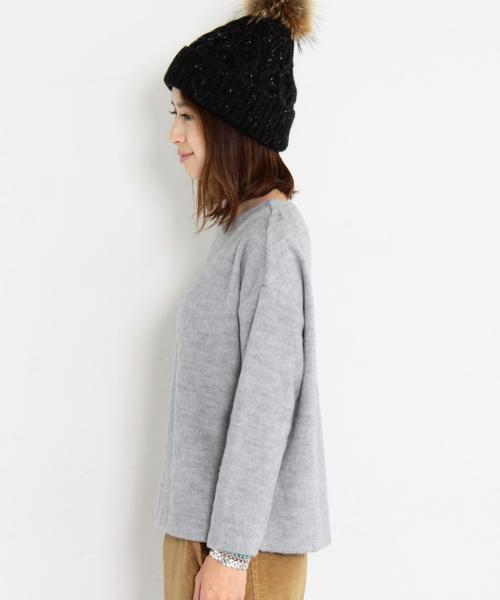 BEAUTY&YOUTH UNITED ARROWS（ビューティーアンドユースユナイテッドアローズ）の「BY∵ ビーバーワイド9分袖カットソー◆（Tシャツ/カットソー・レディース・ライトグレー/ナチュラル/オリーブ/ライラック/ネイビー・FREE）」の11枚目の写真