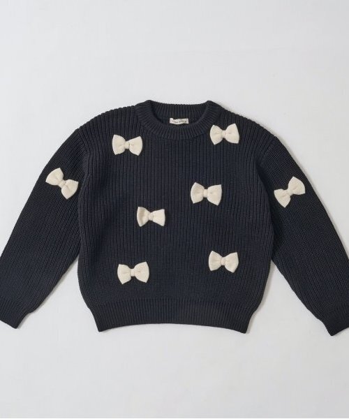 Lycee mine（リセマイン）の「リボン付きセーター（ニット/セーター