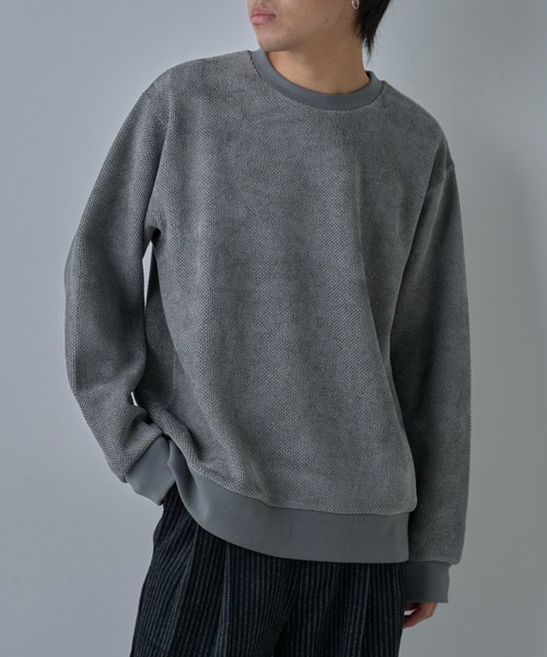 COLONY 2139（コロニートゥーワンスリーナイン）の「カノコモールプルオーバー（Tシャツ/カットソー・メンズ・ブルー/グレー/ブラック・LARGE/MEDIUM）」の9枚目の写真