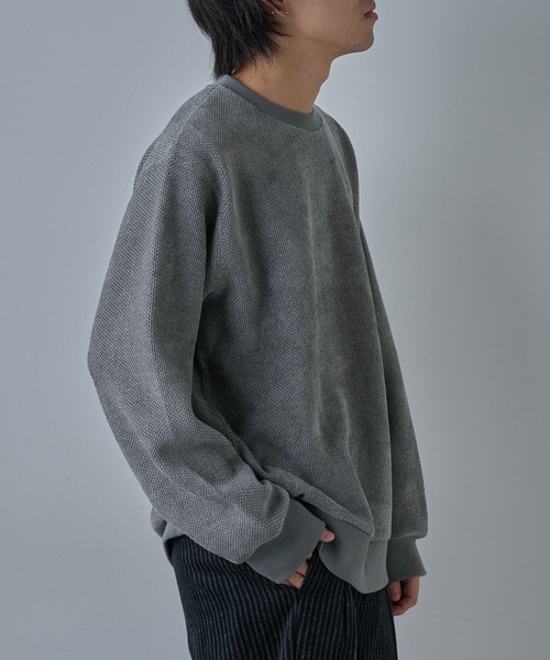 COLONY 2139（コロニートゥーワンスリーナイン）の「カノコモールプルオーバー（Tシャツ/カットソー・メンズ・ブルー/グレー/ブラック・LARGE/MEDIUM）」の12枚目の写真