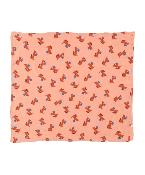BOBO CHOSES(ボボショーズ)の「BOBO CHOSES:MUSLIN BIB SET(おくるみ・キッズ・ベージュ/ライトパープル・ONE SIZE)」の3枚目の写真