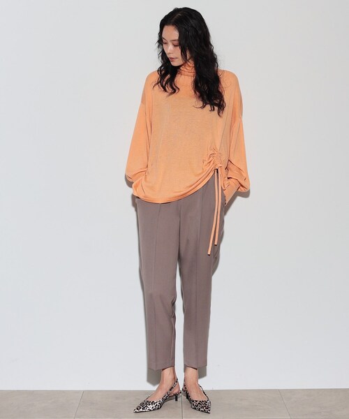 GALLEST（ギャレスト）の「◆イージーテーパードパンツ（その他パンツ・レディース・ダークグレー/ブラック/ブラウン系/ライトベージュ/ピンク系・34/36/38/40）」の6枚目の写真