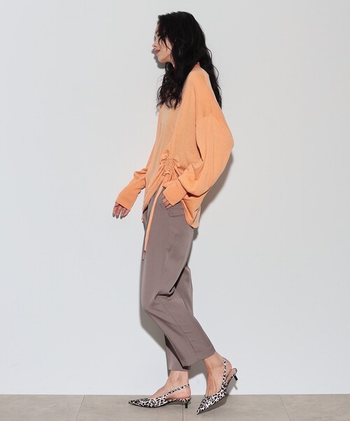 GALLEST（ギャレスト）の「◆イージーテーパードパンツ（その他パンツ・レディース・ダークグレー/ブラック/ブラウン系/ライトベージュ/ピンク系・34/36/38/40）」の7枚目の写真