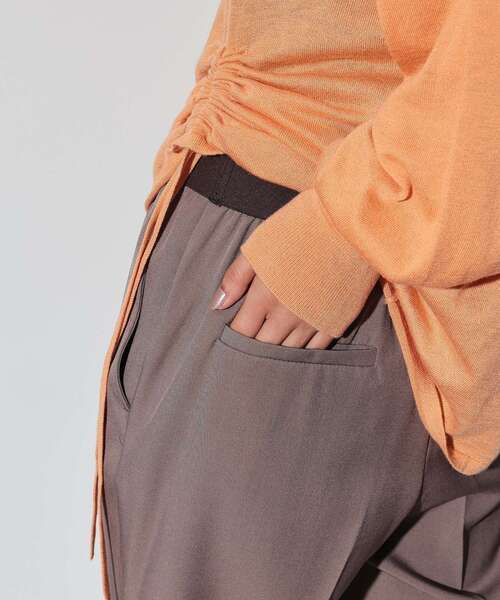 GALLEST（ギャレスト）の「◆イージーテーパードパンツ（その他パンツ・レディース・ダークグレー/ブラック/ブラウン系/ライトベージュ/ピンク系・34/36/38/40）」の11枚目の写真