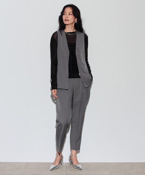 GALLEST（ギャレスト）の「◆イージーテーパードパンツ（その他パンツ・レディース・ダークグレー/ブラック/ブラウン系/ライトベージュ/ピンク系・34/36/38/40）」の18枚目の写真