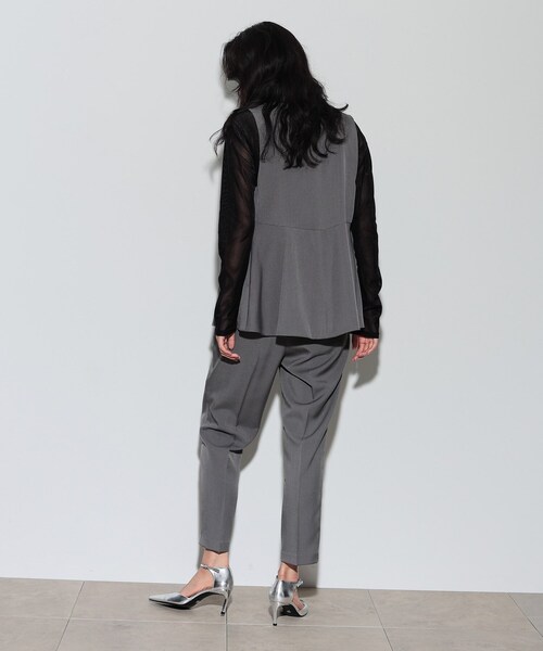 GALLEST（ギャレスト）の「◆イージーテーパードパンツ（その他パンツ・レディース・ダークグレー/ブラック/ブラウン系/ライトベージュ/ピンク系・34/36/38/40）」の20枚目の写真