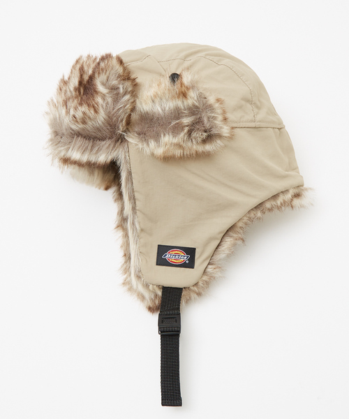 Dickies(ディッキーズ)の「【DICKIES/ディッキーズ】EX FLIGHT CAP/フライトキャップ(キャップ・メンズ・カーキ/ブラック/ベージュ/ダークオレンジ・フリー)」の13枚目の写真