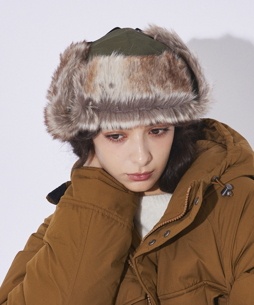 Dickies(ディッキーズ)の「【DICKIES/ディッキーズ】EX FLIGHT CAP/フライトキャップ(キャップ・メンズ・カーキ/ブラック/ベージュ/ダークオレンジ・フリー)」の22枚目の写真