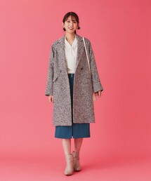 index | ◆千鳥チェックチェスターコート【洗える】(チェスターコート)