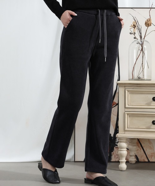 aimoha(アイモハ)の「【Aimoha】冬用巾着ストレッチストレートパンツ(その他パンツ・レディース・ベージュ/ブラック/グレー・MEDIUM/X-LARGE/LARGE)」の9枚目の写真
