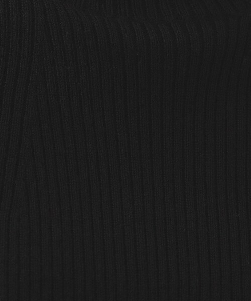 OPAQUE.CLIP（オペークドットクリップ）の「◆ハイネックリブニット／FILIVIVI・フィルビビ【洗濯機洗い可】（ニット/セーター・レディース・ブラック/ホワイト系5/オフホワイト/ベージュ・42/38/36/40）」の14枚目の写真