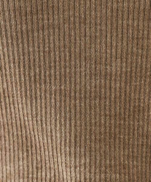 OPAQUE.CLIP（オペークドットクリップ）の「◆ハイネックリブニット／FILIVIVI・フィルビビ【洗濯機洗い可】（ニット/セーター・レディース・ブラック/ホワイト系5/オフホワイト/ベージュ・42/38/36/40）」の18枚目の写真