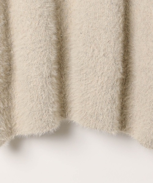 BAYFLOW（ベイフロー）の「[柔らかなフェザー素材]スパンコールニットプルオーバー（ニット/セーター・レディース・ブルー/モカ/グレイッシュベージュ/ブラック・FREE）」の22枚目の写真