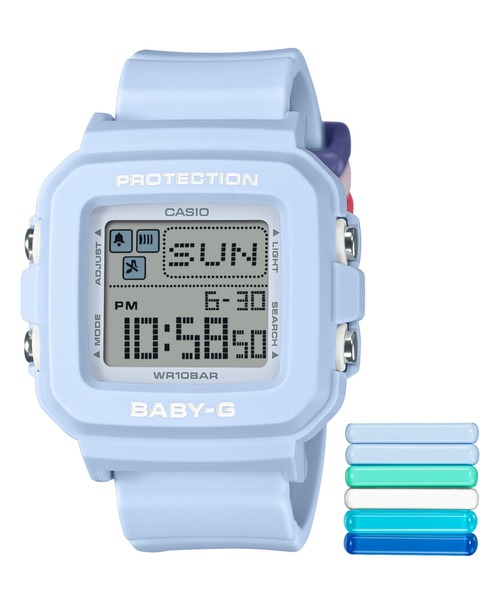 G-SHOCK（ジーショック）の「BABY-G/ベイビージー 腕時計 BABY-G＋PLUS BGD-10L-2JR（デジタル腕時計・レディース・サックスブルー・FREE）」の3枚目の写真
