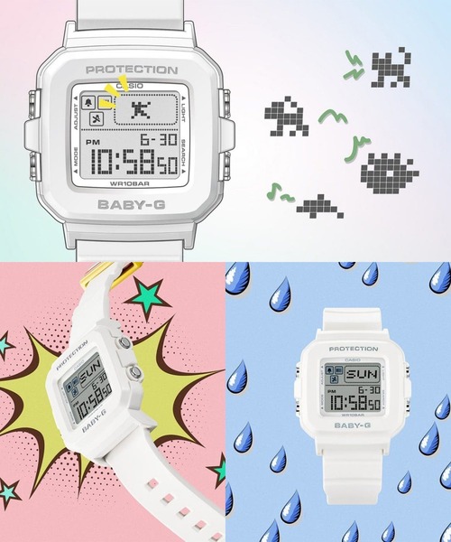 G-SHOCK（ジーショック）の「BABY-G/ベイビージー 腕時計 BABY-G＋PLUS BGD-10L-2JR（デジタル腕時計・レディース・サックスブルー・FREE）」の7枚目の写真