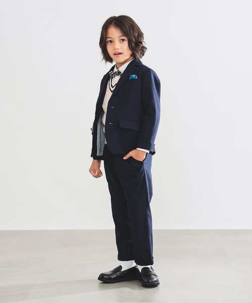 B:MING by BEAMS（ビーミングバイビームス）の「【フォーマル・セレモニー】 ロングパンツ 2025SS（100～130cm）（スーツパンツ・キッズ・ネイビー・100/110/120/130）」の7枚目の写真